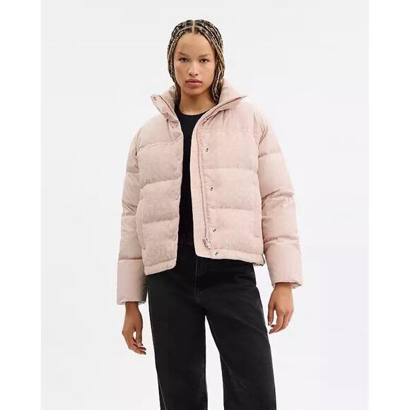 NWT Coach Women's Signature Down Jacket Quartz CCA31 Medium - Picture 3 of 10